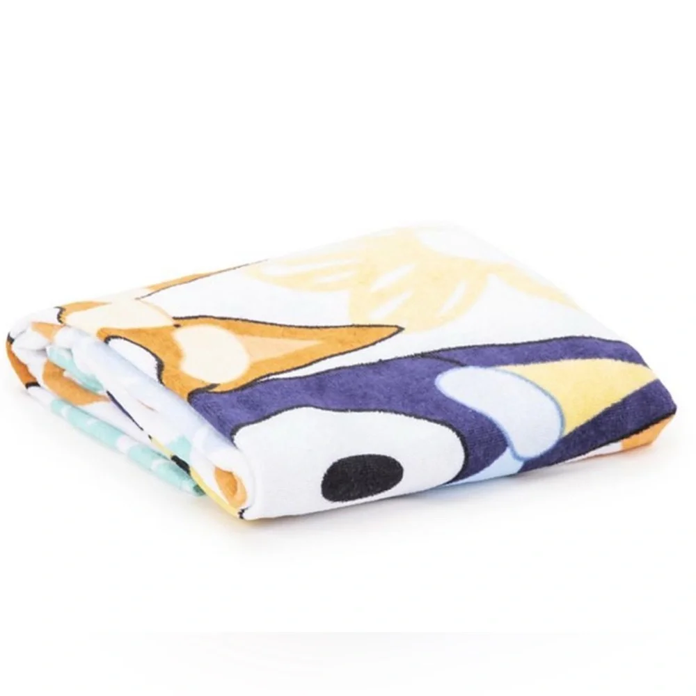 Bluey and Bingo Beach Towel NWT